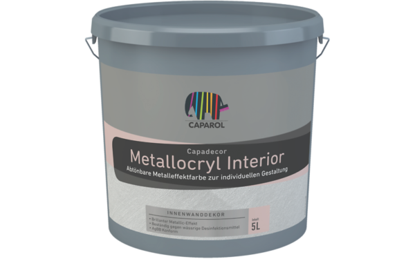 Краска дисперсионная Caparol Capadecor Metallocryl INTERIOR (2.5л)