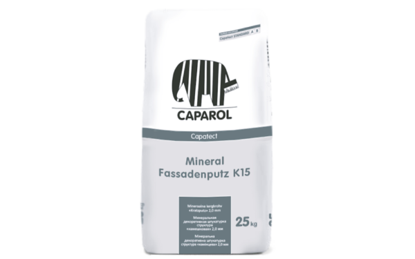 Штукатурка мінеральна Caparol Capatect Standard Mineral Fassadenputz K15 (25кг)