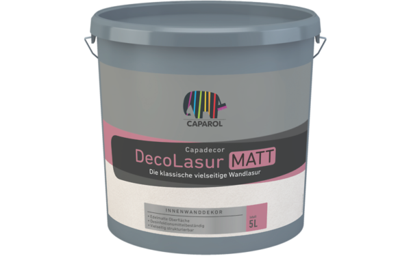 Краска Лессирующий Caparol Capadecor Deco-Lasur matt / матовый (5л)