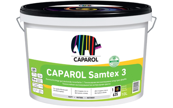 Краска латексная Caparol Samtex 3 ELF В3 (2.35л)