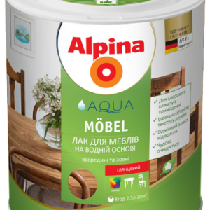 Мебельный лак Alpina Aqua Mobel (2